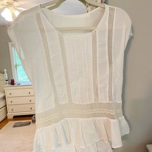 Flattering White Top